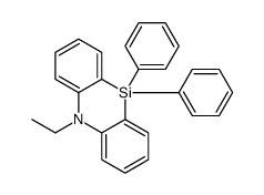 5-ethyl-5,10-dihydro-10,10-diphenylphenosilazine Structure