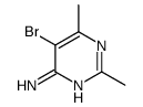 5-Bromo-2,6-dimethyl-4-pyrimidinamine结构式