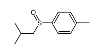 Isobutyl-p-methylphenyl sulfoxide Structure