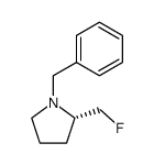 (S)-N-benzyl-2-fluoromethylpyrrolidine结构式