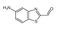 5-氨基-1,3-苯并噻唑-2-甲醛结构式