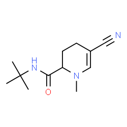 2-Pyridinecarboxamide,5-cyano-N-(1,1-dimethylethyl)-1,2,3,4-tetrahydro-1-methyl-(9CI)结构式