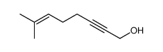 7-methyl-6-octen-2-yn-1-ol结构式