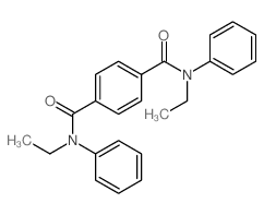 N,N-diethyl-N,N-diphenyl-benzene-1,4-dicarboxamide Structure