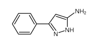3-苯基-1H-吡唑-5-胺结构式
