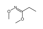 methyl N-methoxypropanimidate Structure