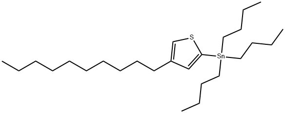 Stannane, tributyl(4-decyl-2-thienyl)-结构式
