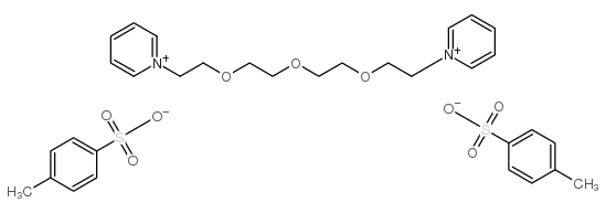 1,1'-[oxybis(ethyleneoxyethylene)]dipyridinium bis(toluene-p-sulphonate) structure