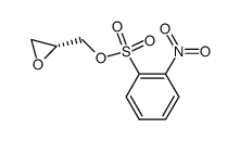 (2R)-3-(2-nitrobenzenesulfonyloxy)-1,2-epoxypropane结构式