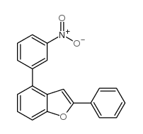 4-(3-硝基苯基)-2-苯基苯并呋喃结构式