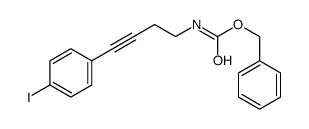 benzyl N-[4-(4-iodophenyl)but-3-ynyl]carbamate Structure