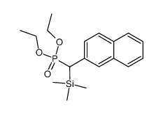 diethyl (naphthalen-2-yl(trimethylsilyl)methyl)phosphonate结构式