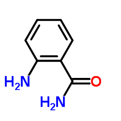 2-氨基苯甲酰胺结构式