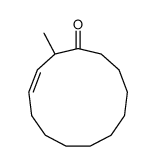 2-methylcyclotridec-3-en-1-one Structure
