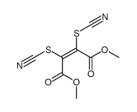 dimethyl 2,3-dithiocyanatobut-2-enedioate结构式