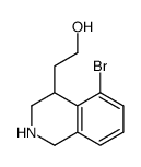 2-(5-溴-1,2,3,4-四氢异喹啉-4-基)乙醇结构式