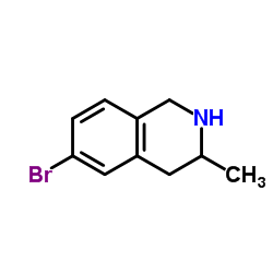 6-Bromo-3-methyl-1,2,3,4-tetrahydroisoquinoline Structure