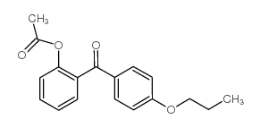 2-ACETOXY-4'-PROPOXYBENZOPHENONE structure
