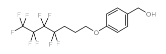 4-(1H,1H,2H,2H,3H,3H-PERFLUOROHEPTYLOXY)BENZYL ALCOHOL Structure