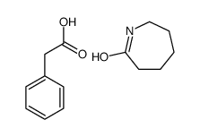 azepan-2-one,2-phenylacetic acid Structure