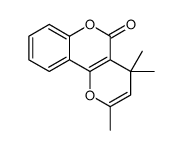 2,4,4-trimethylpyrano[3,2-c]chromen-5-one Structure