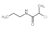 2-氯-N-丙基丙酰胺结构式
