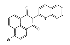 6-bromo-2-quinolin-2-ylphenalene-1,3-dione Structure