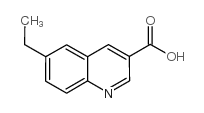 6-乙基喹啉-3-羧酸结构式