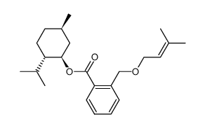 (1R,2S,5R)-menthyl 2-(prenyloxymethyl)benzoate结构式