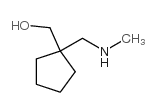 {1-[((甲基氨基)甲基]环戊基}甲醇结构式
