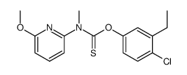 O-4-chloro-3-ethylphenyl N-(6-methoxy-2-pyridyl)-N-methylthiocarbamate Structure