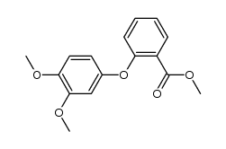 methyl 2-(3,4-dimethoxyphenoxy)benzoate结构式