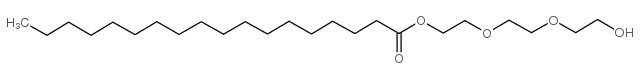 2-[2-(2-hydroxyethoxy)ethoxy]ethyl octadecanoate Structure