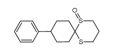 9-phenyl-1,5-dithiaspiro[5,5]undecane-1-oxide结构式