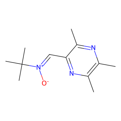 N-(2-Methyl-2-propanyl)-N-[(3,5,6-trimethyl-2-pyrazinyl)methylene]amine oxide Structure