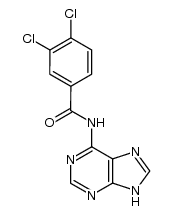3,4-dichloro-N-(9H-purin-6-yl)benzamide结构式