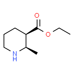顺式-2-甲基哌啶-3-羧酸乙酯结构式
