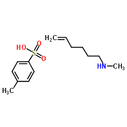 N-甲基-5-己烯-1-胺 4-甲基苯磺酸盐结构式