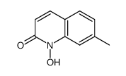 2(1H)-Quinolinone,1-hydroxy-7-methyl-(9CI) structure