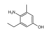 4-amino-3-ethyl-5-methylphenol Structure