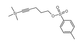 (5-trimethylsilyl-4-pentyn-1-yl)-4-toluene sulphonate Structure