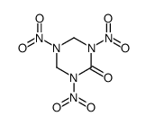1,3,5-trinitro-1,3,5-triazinan-2-one Structure