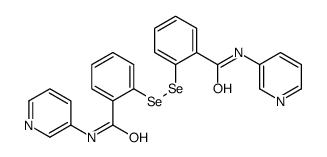 N-pyridin-3-yl-2-[[2-(pyridin-3-ylcarbamoyl)phenyl]diselanyl]benzamide结构式
