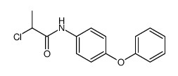 2-chloro-N-(4-phenoxyphenyl)propanamide结构式