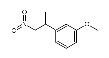 1-methoxy-3-(1-nitropropan-2-yl)benzene Structure