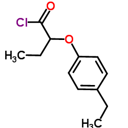 2-(4-Ethylphenoxy)butanoyl chloride Structure