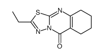 2-ethyl-6,7,8,9-tetrahydro-[1,3,4]thiadiazolo[2,3-b]quinazolin-5-one结构式