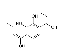 1-N,4-N-diethyl-2,3-dihydroxybenzene-1,4-dicarboxamide结构式