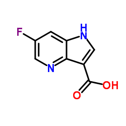 6-Fluoro-1H-pyrrolo[3,2-b]pyridine-3-carboxylic acid structure