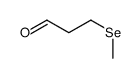 3-methylselanylpropanal结构式